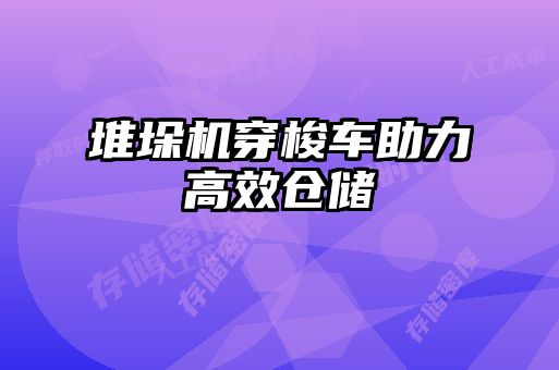 堆垛機(jī)穿梭車助力高效倉(cāng)儲(chǔ)