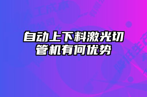 自動(dòng)上下料激光切管機(jī)有何優(yōu)勢(shì)