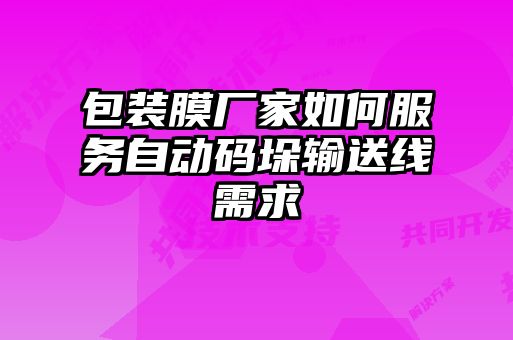 包裝膜廠(chǎng)家如何服務(wù)自動(dòng)碼垛輸送線(xiàn)需求