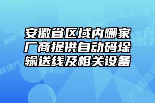 安徽省區(qū)域內(nèi)哪家廠商提供自動(dòng)碼垛輸送線及相關(guān)設(shè)備